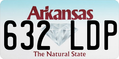 AR license plate 632LDP
