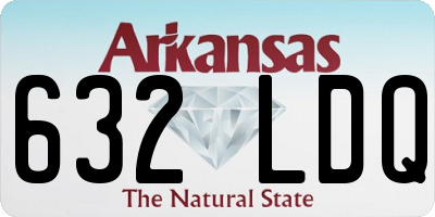 AR license plate 632LDQ