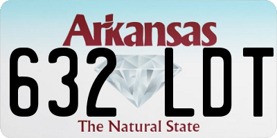 AR license plate 632LDT