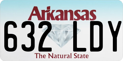 AR license plate 632LDY
