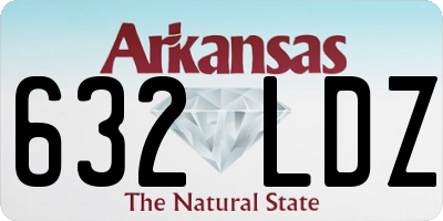 AR license plate 632LDZ