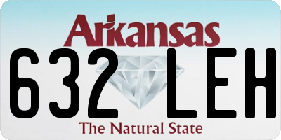 AR license plate 632LEH