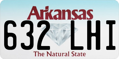 AR license plate 632LHI