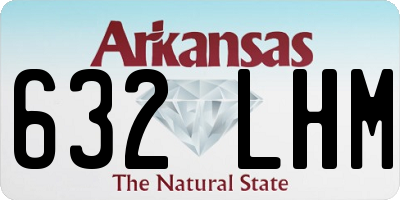 AR license plate 632LHM