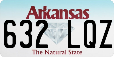 AR license plate 632LQZ
