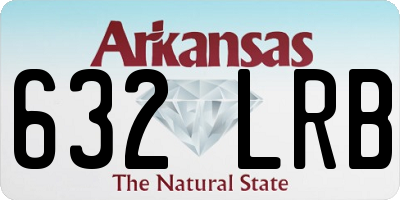 AR license plate 632LRB