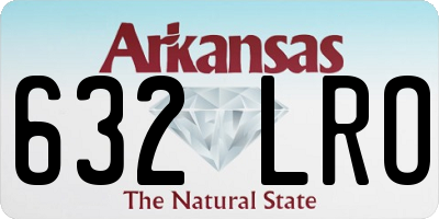 AR license plate 632LRO