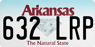 AR license plate 632LRP