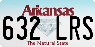 AR license plate 632LRS