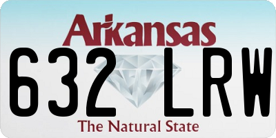 AR license plate 632LRW