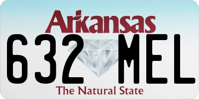 AR license plate 632MEL