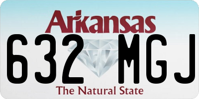 AR license plate 632MGJ