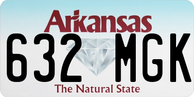 AR license plate 632MGK