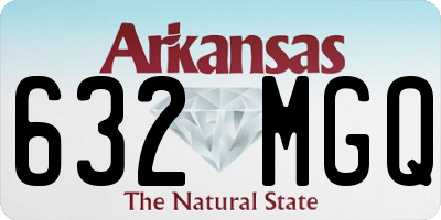 AR license plate 632MGQ