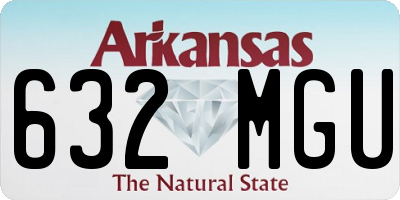 AR license plate 632MGU