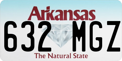 AR license plate 632MGZ