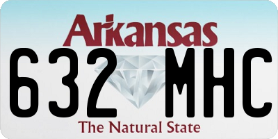 AR license plate 632MHC