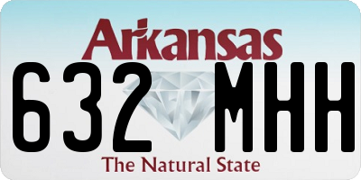 AR license plate 632MHH