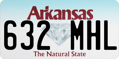 AR license plate 632MHL