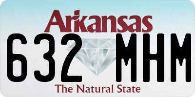 AR license plate 632MHM