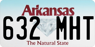 AR license plate 632MHT