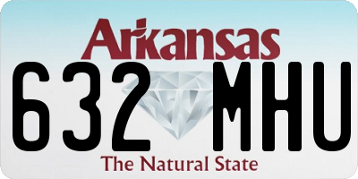 AR license plate 632MHU