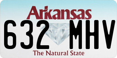 AR license plate 632MHV