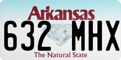 AR license plate 632MHX