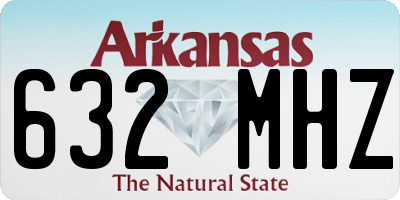 AR license plate 632MHZ