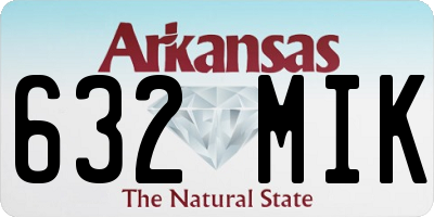 AR license plate 632MIK