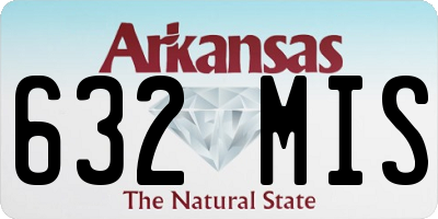 AR license plate 632MIS