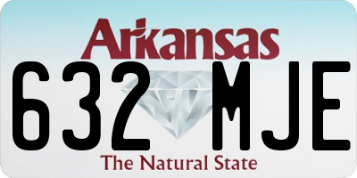 AR license plate 632MJE