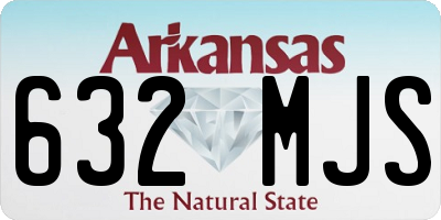 AR license plate 632MJS