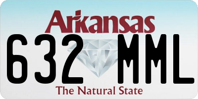 AR license plate 632MML