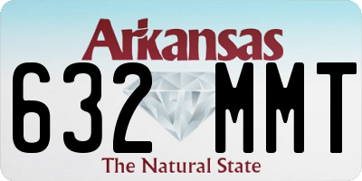 AR license plate 632MMT