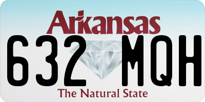 AR license plate 632MQH