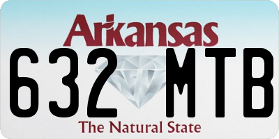 AR license plate 632MTB