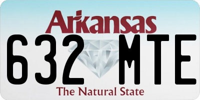 AR license plate 632MTE