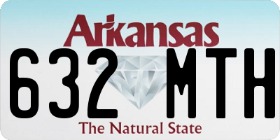 AR license plate 632MTH