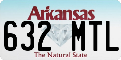 AR license plate 632MTL