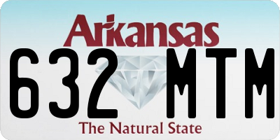 AR license plate 632MTM