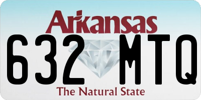 AR license plate 632MTQ