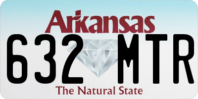 AR license plate 632MTR