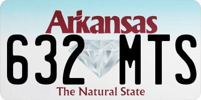 AR license plate 632MTS