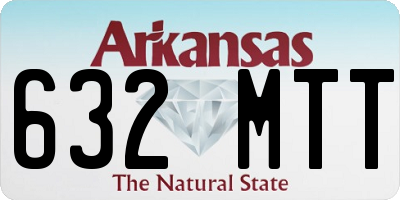 AR license plate 632MTT