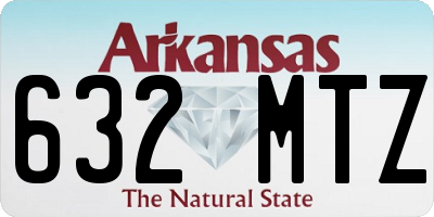 AR license plate 632MTZ