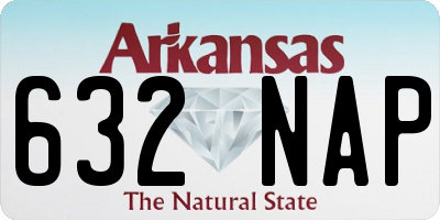 AR license plate 632NAP