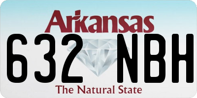 AR license plate 632NBH