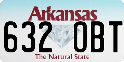 AR license plate 632OBT