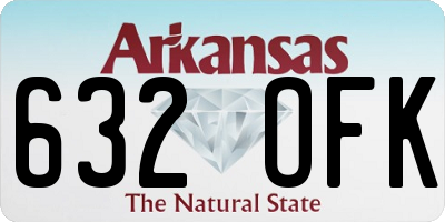 AR license plate 632OFK